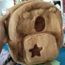 Bolso Mochila Peluche Pequeña Diseño Capybara capibara