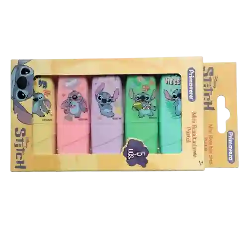 Resaltadores Stitch X 5 Und