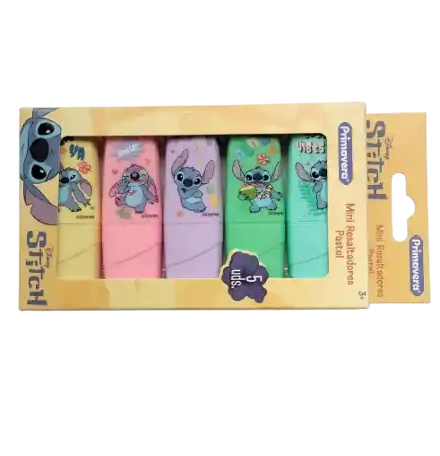 Resaltadores Stitch X 5 Und