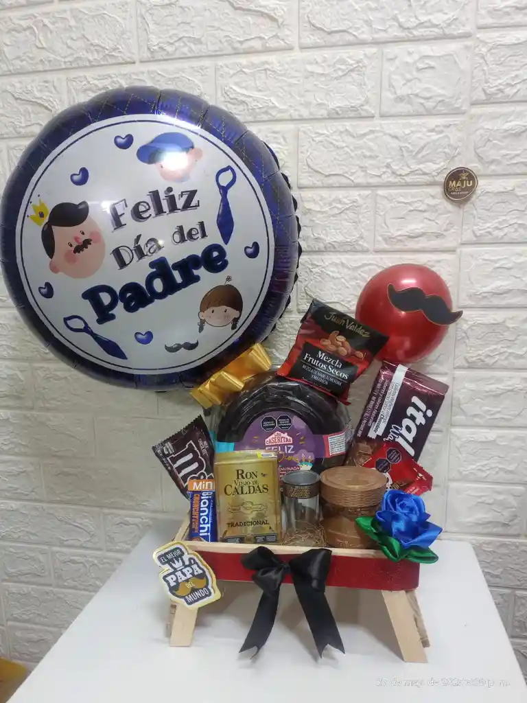 Dia Del Padre Ancheta Con Torta Envinada