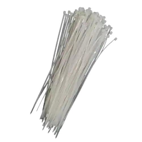 Amarres Negros Y Blancos De 40 Cm X100 Und