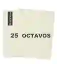 Carton Paja 1/8 Octavos X 25 Beige Unidades