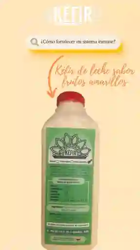 Kéfir De Leche Y Frutos Amarillos