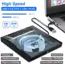 Unidad Quemadora Externa 5 En 1 Cd, Dvd-rw Sd Usb C Portable