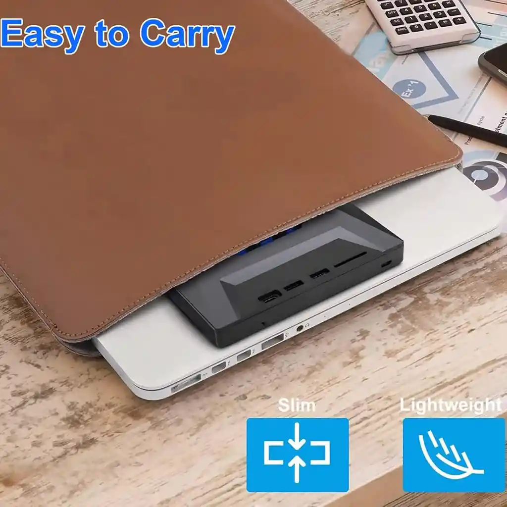 Unidad Quemadora Externa 5 En 1 Cd, Dvd-rw Sd Usb C Portable