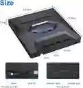 Unidad Quemadora Externa 5 En 1 Cd, Dvd-rw Sd Usb C Portable