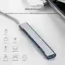 Hub Usb Tipo C | 5 En 1 | Multipuerto De Tipo C A Usb Y Tipo C