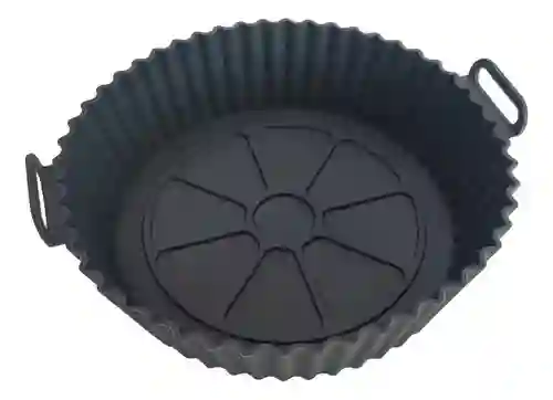 Molde De Silicona Redondo 21cm Para Air Fryer | Olla Freidora X1und