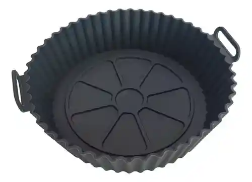 Molde De Silicona Redondo 21cm Para Air Fryer | Olla Freidora X1und