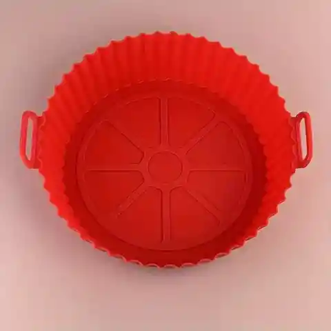 Molde De Silicona Redondo 21cm Para Air Fryer | Olla Freidora X1und