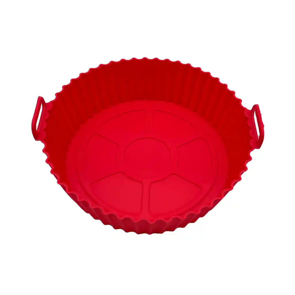 Molde De Silicona Redondo 21cm Para Air Fryer | Olla Freidora X1und
