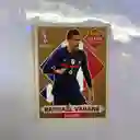 Lamina Extra Sticker Bronce Raphael Varane Para Album Panini Copa Mundial Qatar 2022