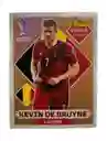 Lamina Extra Sticker Bronce Kevin De Bruyne Para Album Panini Copa Mundial Qatar 2022