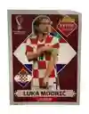 Lamina Extra Sticker Base Luka Modric Para Album Panini Copa Mundial Qatar 2022
