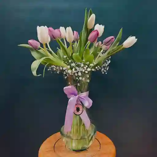 Tulipanes En Florero