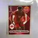 Lamina Extra Sticker Base Alphonso Davies Para Album Panini Copa Mundial Qatar 2022