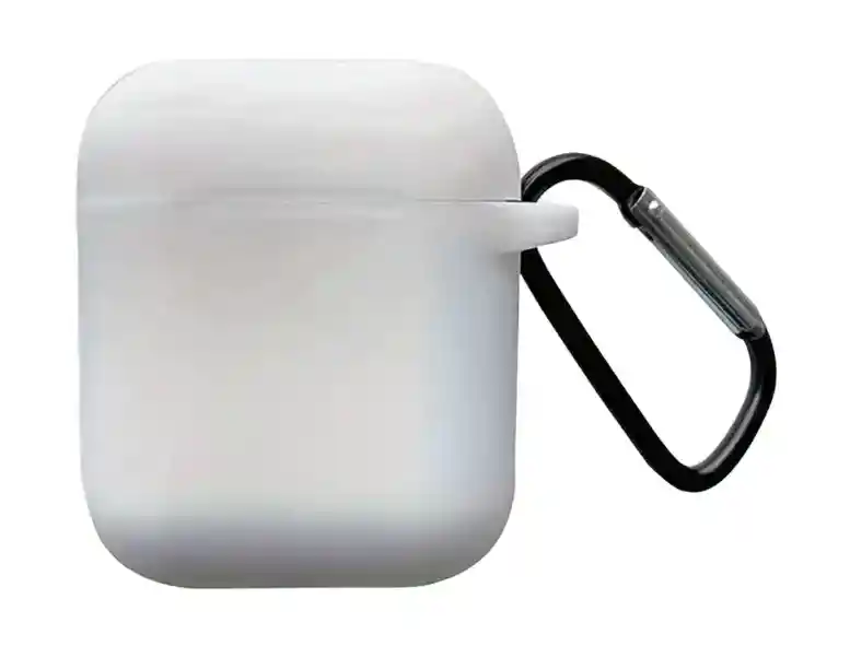 Forro Funda Estuche Para Audífonos Inalámbricos Sencillo Blanco