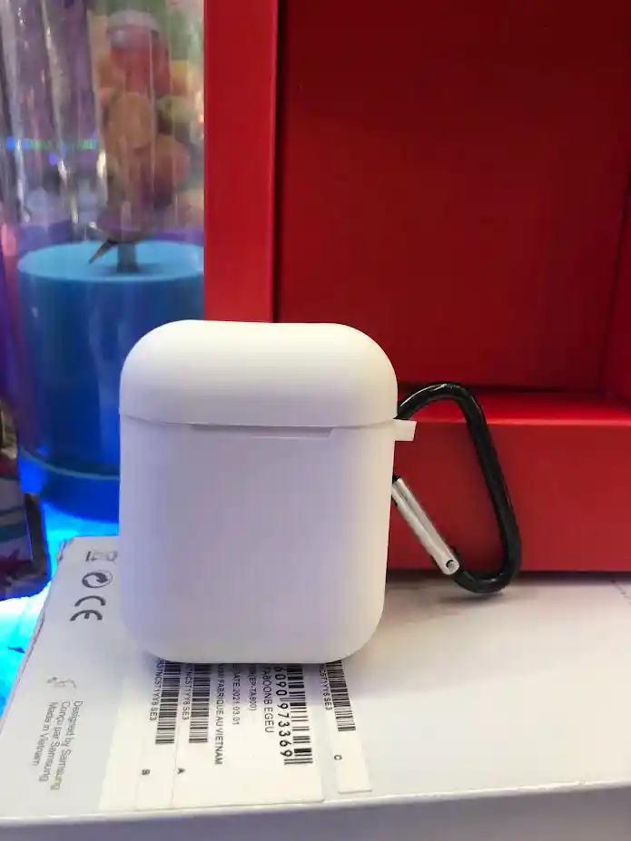Forro Funda Estuche Para Audífonos Inalámbricos Sencillo Blanco