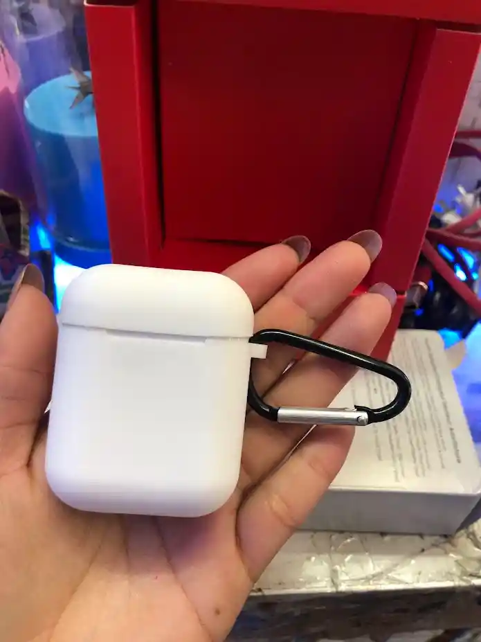 Forro Funda Estuche Para Audífonos Inalámbricos Sencillo Blanco