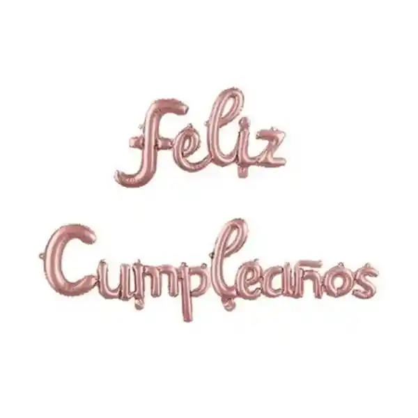 Globo Feliz Cumpleaños Rojo