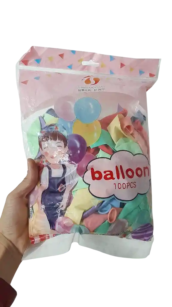 Paquete De Globos X 100 Color Pastel