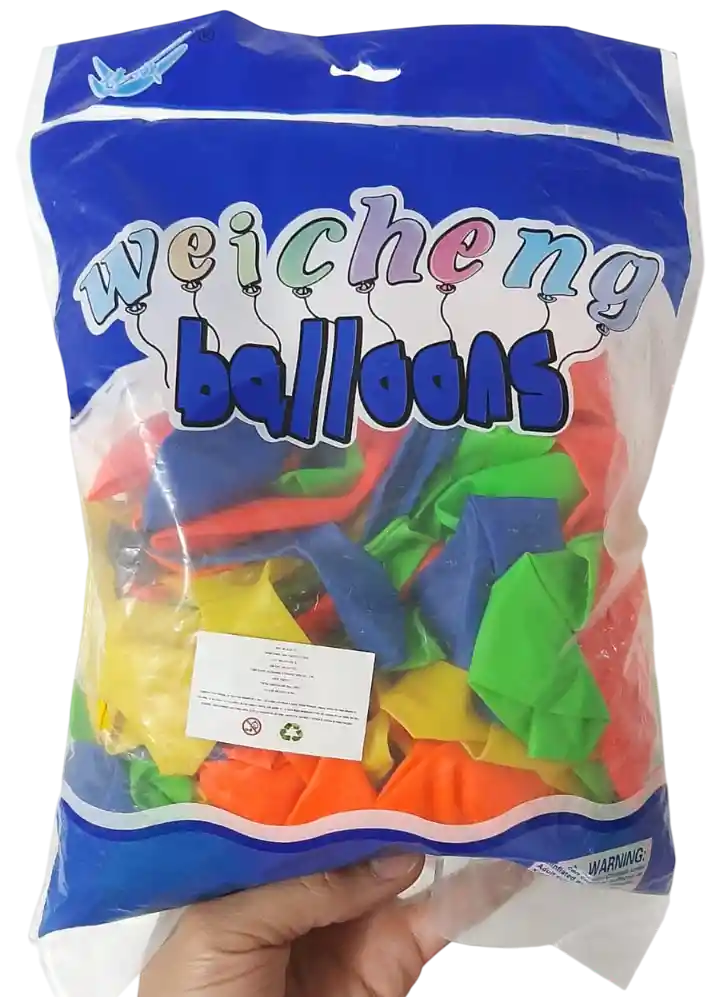 Paquete De Globos X 100 Neon