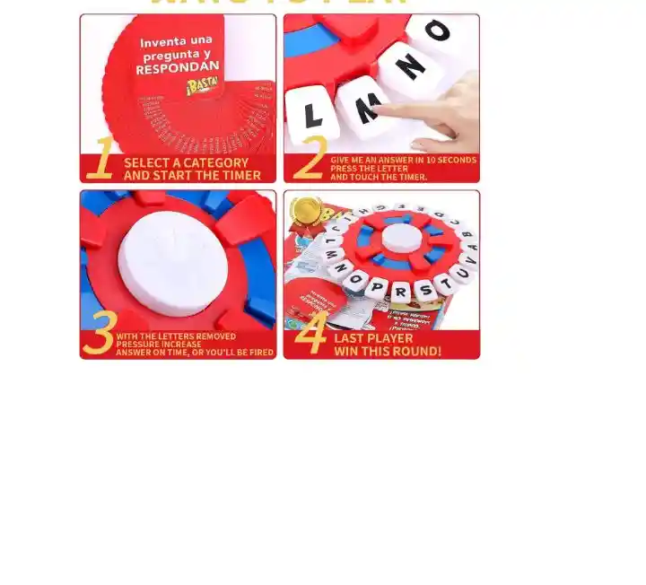 Basta Juego De Mesa Lsd182