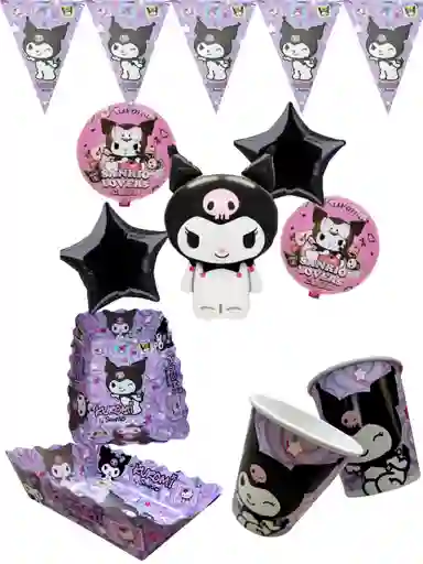 Decoracion Fiestas Infantil Kuromi Cumpleaños