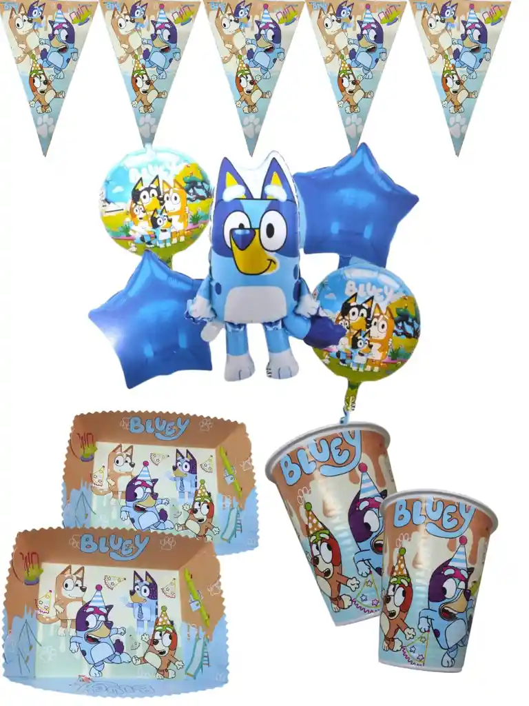 Decoracion Fiestas Infantil Bluey Cumpleaños