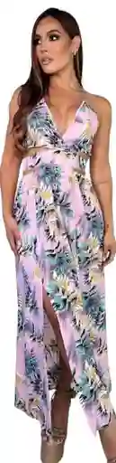 Vestido Largo De Verano Casual Talla L / Xl