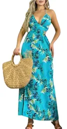 Vestido Largo De Verano Casual Talla S / M