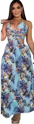 Vestido Largo De Verano Casual Talla S / M