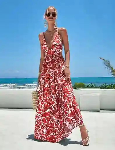Vestido Largo De Verano Casual Talla S / M