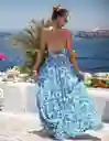 Vestido Largo De Verano Casual Talla S / M