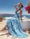 Vestido Largo De Verano Casual Talla L / Xl