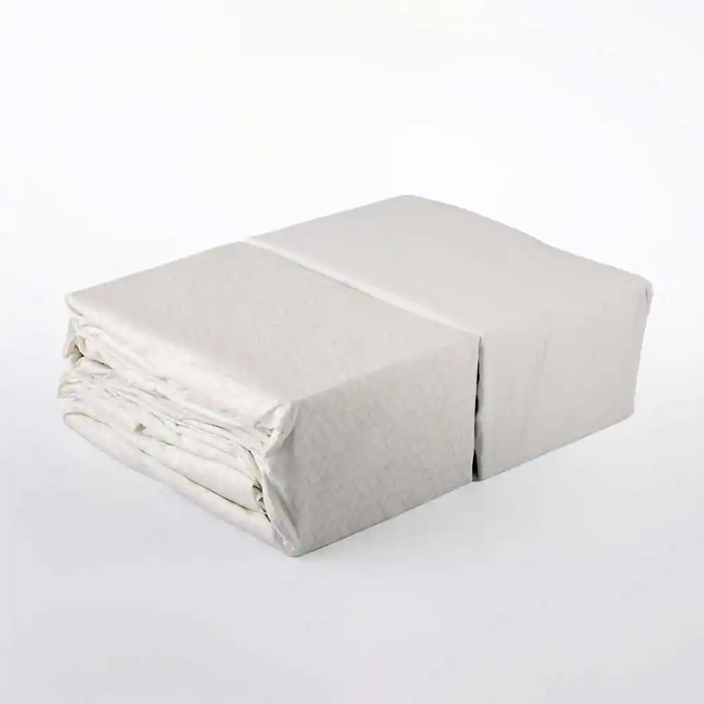 Juego Sabanas Expressions Set Basic Sencillo Blanco 2 Ud 100% Poliester