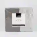Juego Sabanas Expressions Set Basic Sencillo Gris 2 Ud 100% Poliester