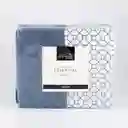 Juego Sabanas Expressions Set Basic Queen Azul 2 Ud 100% Poliester
