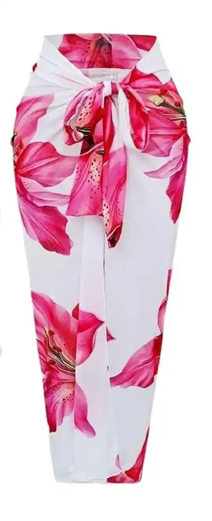 Vestido -pareo-sarong Usalo De Varias Formas De Vacaciones , Estampado Vacaciones En La Playa Para Mujeres