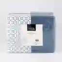 Juego Sabanas Expressions Set Basic King Azul 2 Ud 100% Poliester