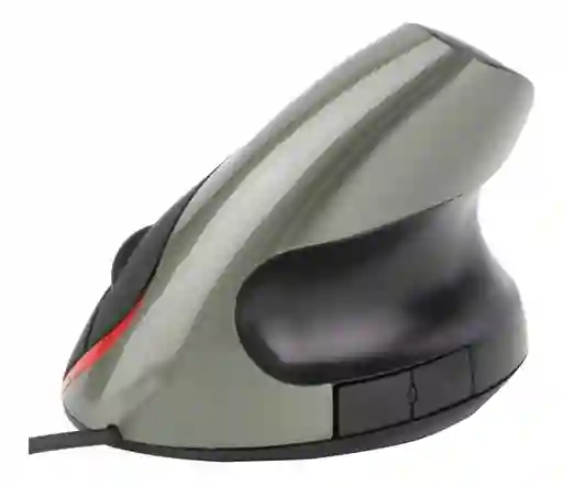 Mouse 5d Vertical Ergonómico Cable Túnel Carpiano Óptico Gris