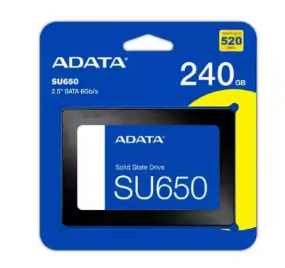 Disco Duro Estado Sólido Ssd 240gb Adata Su650 Flash Nand 3d