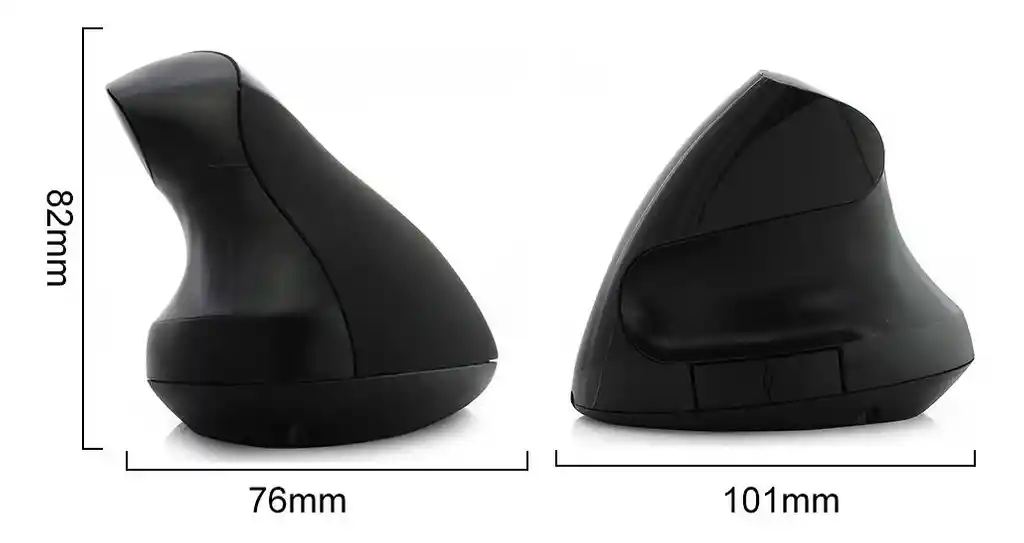 Mouse Inalámbrico Ergonómico Vertical Túnel Carpiano Recarga