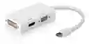 Adaptador 3 En 1 Mini Displayport A Hdmi, Vga, Dvi