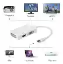 Adaptador 3 En 1 Mini Displayport A Hdmi, Vga, Dvi