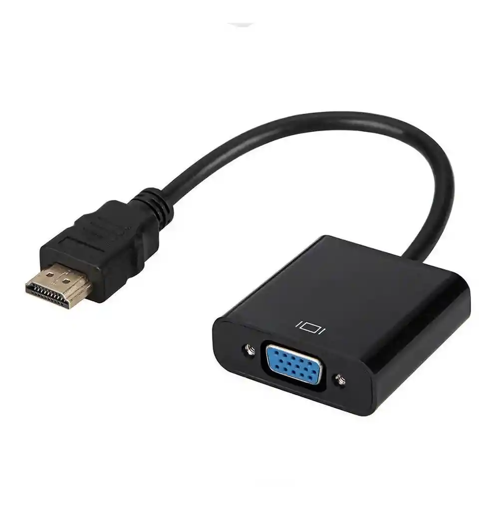 Cable Convertidor Hdmi A Vga Con Audio - Incluye Cable Audio