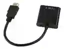 Cable Convertidor Hdmi A Vga Con Audio - Incluye Cable Audio