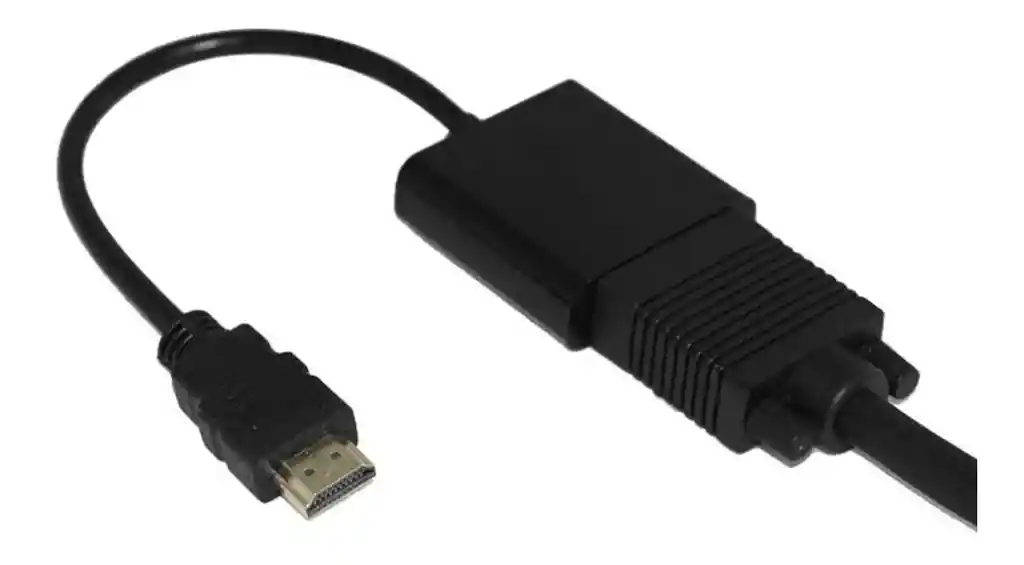 Cable Convertidor Hdmi A Vga Con Audio - Incluye Cable Audio