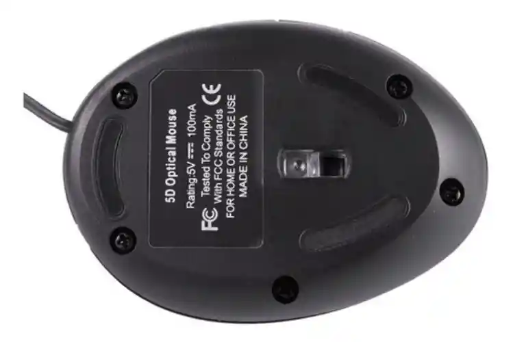 Mouse 5d Vertical Ergonómico Cable Túnel Carpiano Óptico Rosado