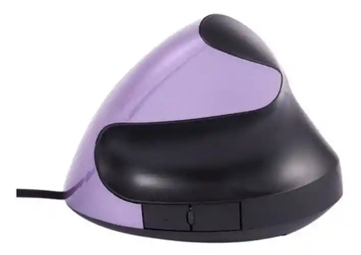 Mouse 5d Vertical Ergonómico Cable Túnel Carpiano Óptico Rosado